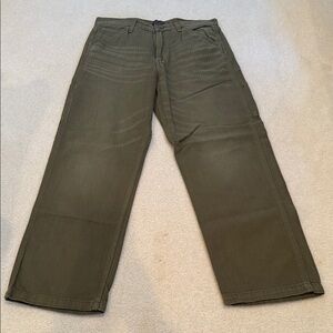 Men’s Levi’s Strauss & Co Olive Green Cargo Pants 100% Cotton